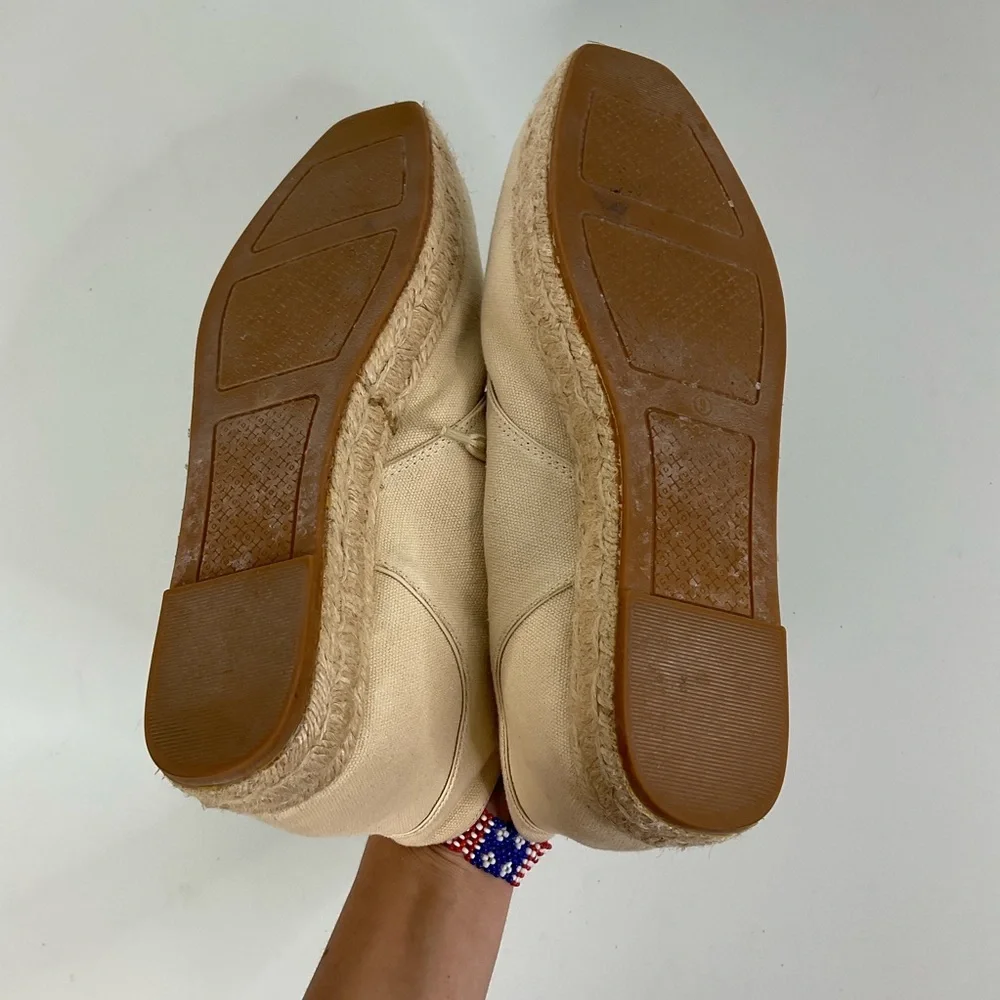 Tory Burch Rios Lace Up Espadrille Shoe Size 9‎